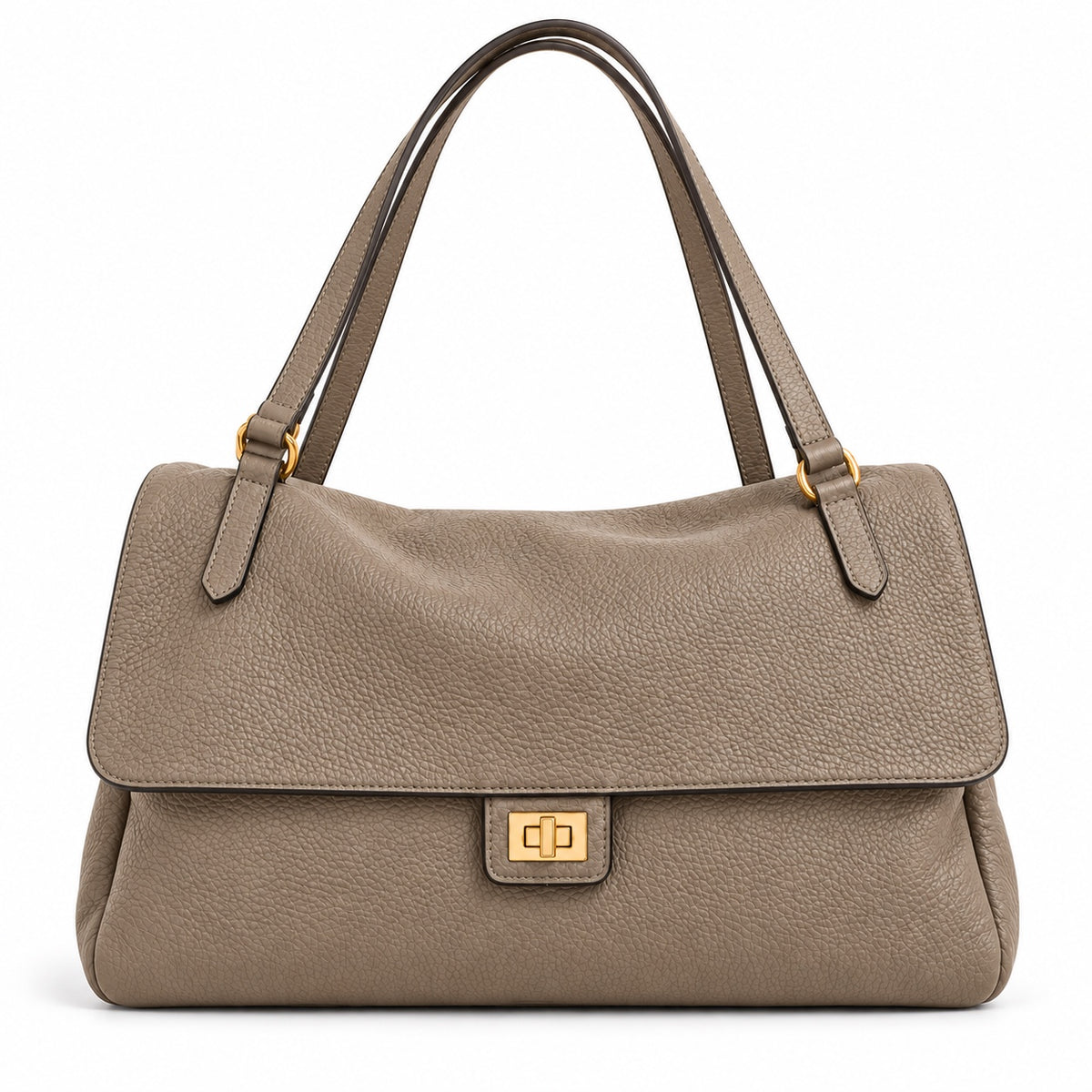 Caterina in pelle dollaro Taupe